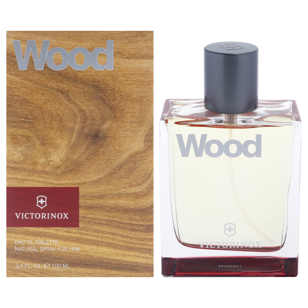 Victorinox Wood by Swiss Army for Men - 3.4 oz EDT Spray